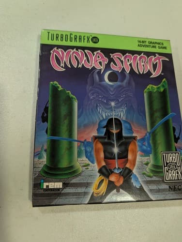 Ninja Spirit TurboGrafx 16 Cardboard Box Only - No Game — photo 2