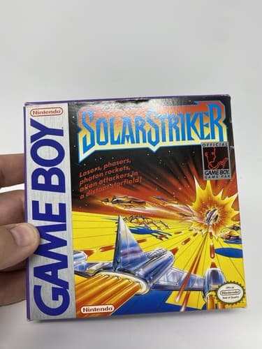 Solar Striker Nintendo GameBoy CIB Complete Game Inserts Manual Box Authentic — photo 2