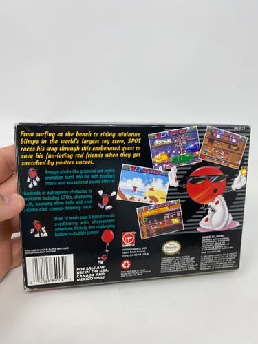 Cool Spot Super Nintendo CIB Complete SNES Cart Box & Manual Tested — photo 7