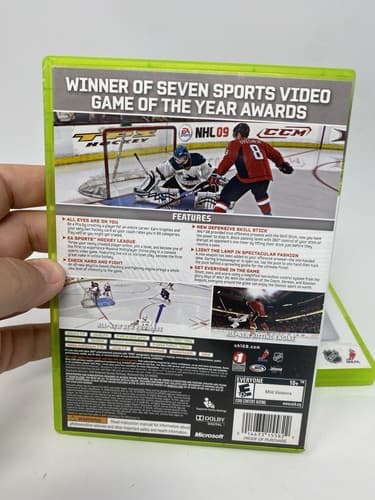 Lot of 2 Xbox 360 Games NHL 2009 2010 CIB Complete In Box — photo 6