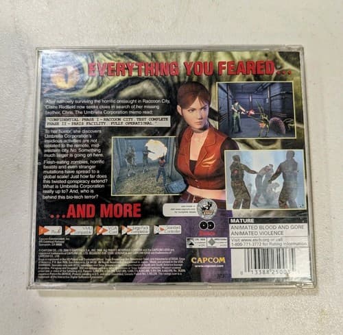 Dreamcast - Resident Evil -- CODE: Veronica Sega Tested Working Complete — photo 2