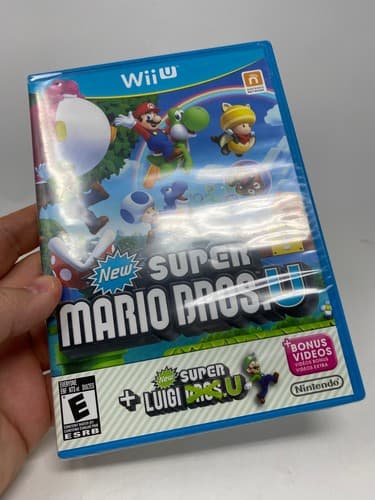 New Super Mario Bros U + New Super Luigi U Wii U NEW Sealed Not For Resale NFR — photo 3