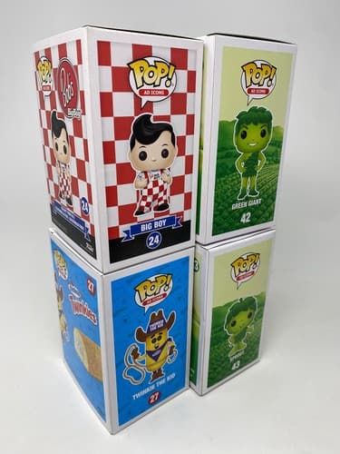 Funko Pop! Ad Icons Lot of 4 - Twinkie the Kid (Retro) #27 Green Giant #42 — photo 9