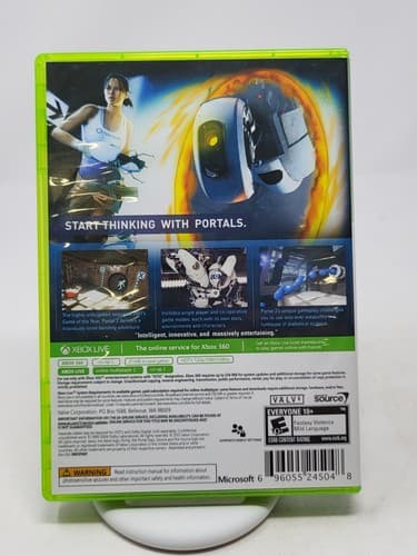 Portal 2 (Microsoft Xbox 360, 2011) Complete CIB - Tested — photo 2