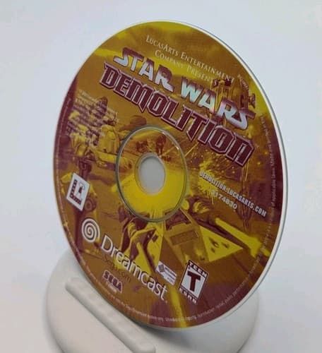 Star Wars Demolition Sega Dreamcast Disc & Manual - Tested And Working — photo 7