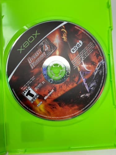 Dynasty Warriors 4 (Original Xbox) Disc & Manual No artwork — photo 5