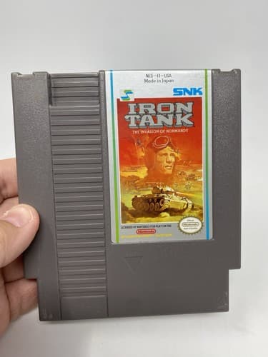 'IRON TANK' Nintendo NES Video Game Cartridge ONLY - Authentic, Tested