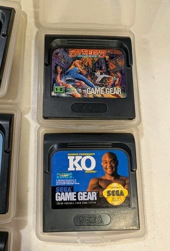 Lot of 7 Sega Game Gear Games Tested Working - Streets Of Rage, Sonic 2, Columns — photo 5