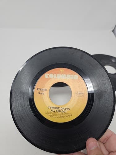 Lot Of 5 Tyrone Davis 45 Records Vinyl - All You Got, This I Swear Etc — photo 9
