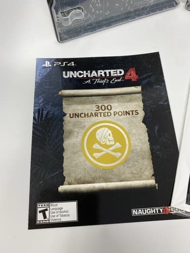 Uncharted 4: A Thief's End Limited Edition Steelbook Only w/ Inserts Stickers — photo 9