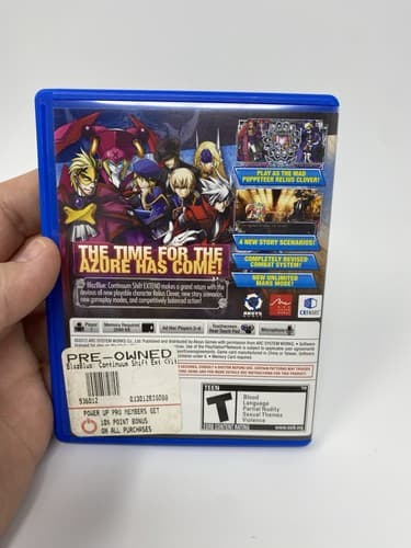 BlazBlue: Continuum Shift Extend Sony PlayStation Vita 2012 Case Only Authentic — photo 2