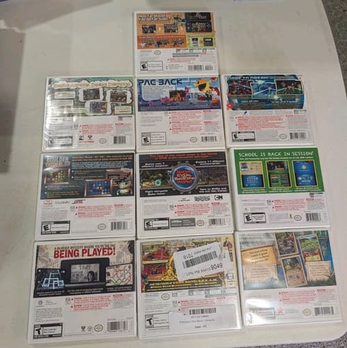 Lot Of 10 Nintendo 3DS Games - Tested - Pac-man, Sushi, Noir, Rex, Scribblenauts — photo 8