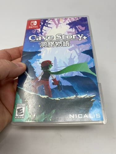 Cave Story+ Plus Nintendo Switch Game Cartridge Case & Instruction Booklet USA — photo 4