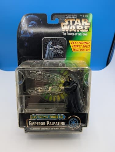 1997 Kenner Star Wars Power Of The Force Emperor Palpatine Electronic POTF