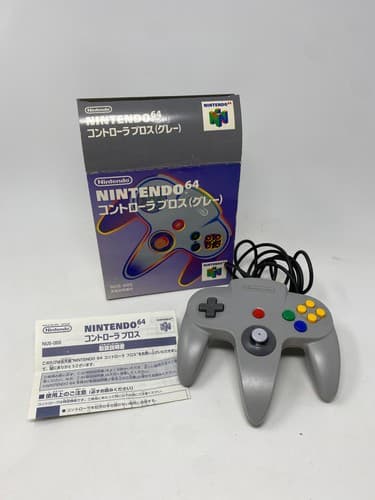 Nintendo 64 Controller N64 (Gray) with box and instructions JPN NUS-005 — photo 8
