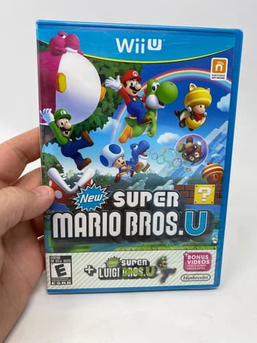 New Super Mario Bros U + New Super Luigi U Wii U NEW Sealed Not For Resale NFR