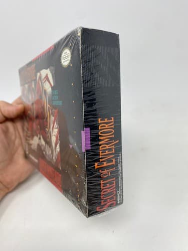 Secret of Evermore SNES Super Nintendo Factory Sealed Brand New V-Seam — photo 6
