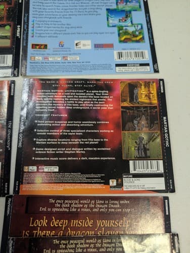 Lot of 9 PS1 Case Artworks - Alone In The Dark, Darkstone, Casper, The Mummy — photo 9