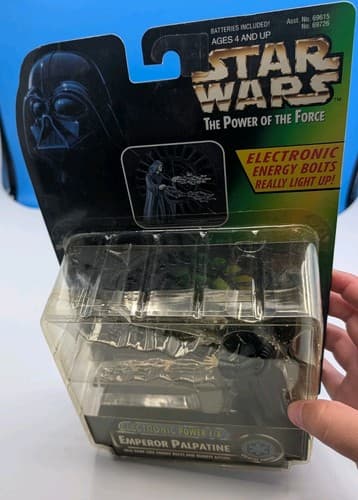 1997 Kenner Star Wars Power Of The Force Emperor Palpatine Electronic POTF — photo 6