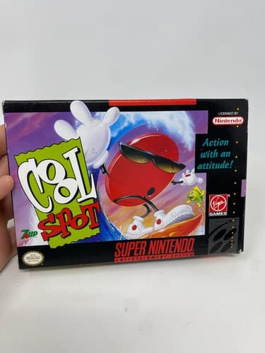 Cool Spot Super Nintendo CIB Complete SNES Cart Box & Manual Tested