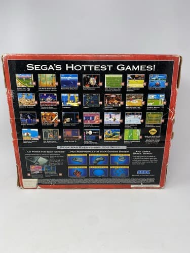 Sega Genesis Model 2 Console CIB Console Controller Insert Box Tray Tested Works — photo 4