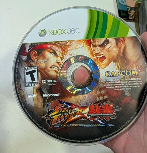 Street Fighter X Tekken (Microsoft Xbox 360 2012) Authentic, Disc Only