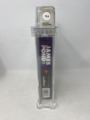 SEGA GENESIS FACTORY SEALED GAME JAMES POND 3 BRAND NEW WATA 9.4 A TOP OF POP 1 — photo 4