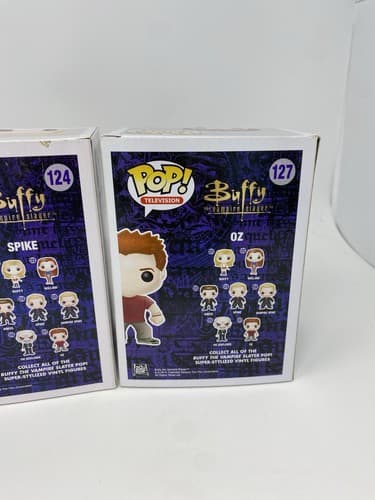 Funko Pop! Buffy the Vampire Slayer Spike #124 Buffy #121 Oz #127 Original New — photo 9