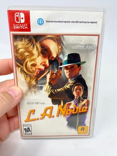 L.A. Noire - Nintendo Switch LA DETECTIVE GAME & CASE
