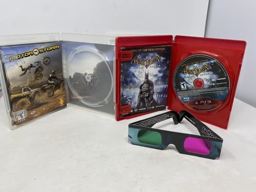 Lot Of 6 PlayStation 3 Arkham Asylum Rare 3D Glasses GTA Borderlands Faction Etc — photo 5