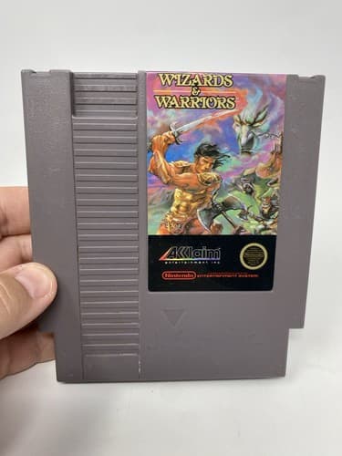 Nintendo NES Wizards & Warriors (Cleaned, Tested & Working)