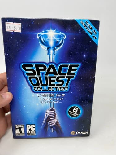 Space Quest CollectionCD-ROM Sierra 6 Complete Games Roger Wilco Big Box Vintage