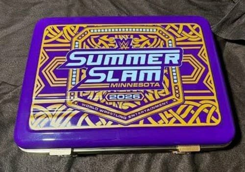 WWE SummerSlam 2026 Minnesota Purple Briefcase Exclusive Rare