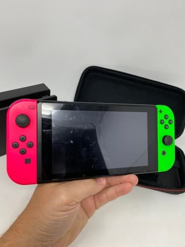 Nintendo Switch V1 HAC-001 Unpatched Bundle - Dock, Case 128GB SD No cables — photo 2