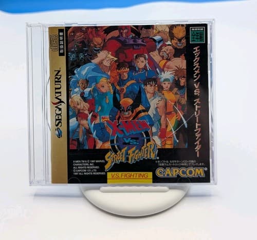 X Men vs Street Fighter Sega Saturn Japanese Version NO RAM — photo 3