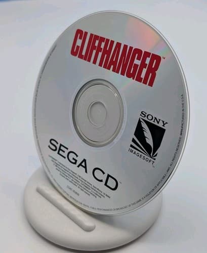 Sony Imagesoft Cliffhanger Sega CD Disc & Manual - Tested - Action Adventure — photo 5