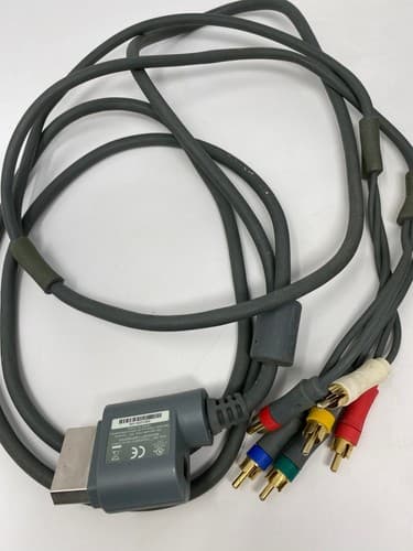 Microsoft Xbox 360 Power Supply Adapter And HD AV Cables OEM Official Tested — photo 2