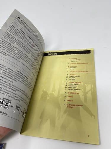 left 4 dead 2 xbox 360 Manual Only No Game Or Case — photo 9