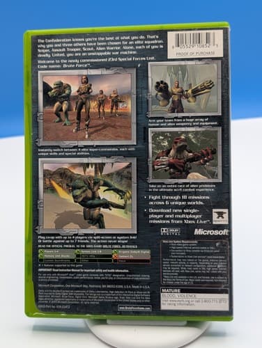 Brute Force Microsoft Original Xbox 2003 Game with Manual — photo 2