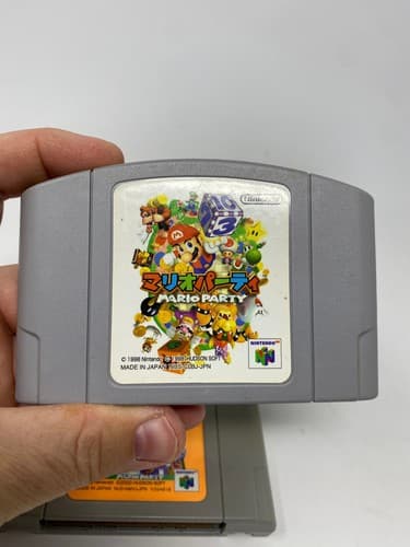Mario Party 1 2 3 Nintendo 64 N64 Japanese Import Lot 3 Game Cartridges NTSC-J — photo 2