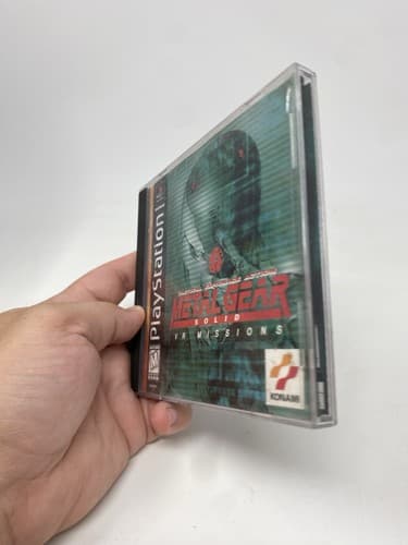 Metal Gear Solid VR Missions PlayStation 1 PS1 Disc And Manual No Back Art READ — photo 2