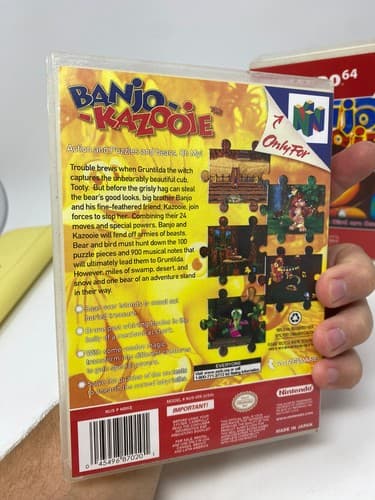 Banjo Kazooie / Tooie Lot of 2 Nintendo 64 N64 Custom Case *NO GAME* — photo 4