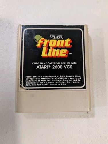 Atari 2600 Front Line Authentic Cartridge Game - Tested and Working — photo 2