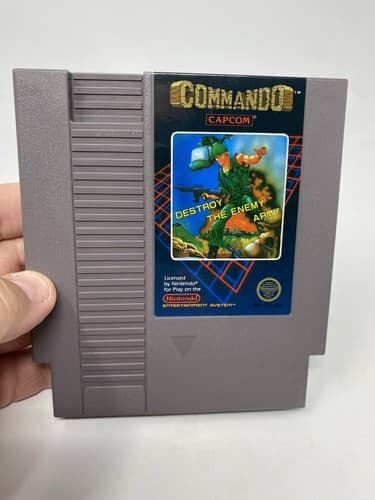 Commando Nintendo entertainment System NES Authentic Cartridge Only