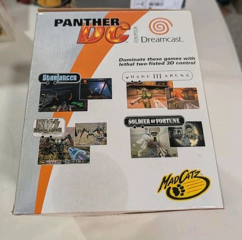 Sega Dreamcast Madcatz Panther DC Flight Stick Trackball Controller CIB — photo 8