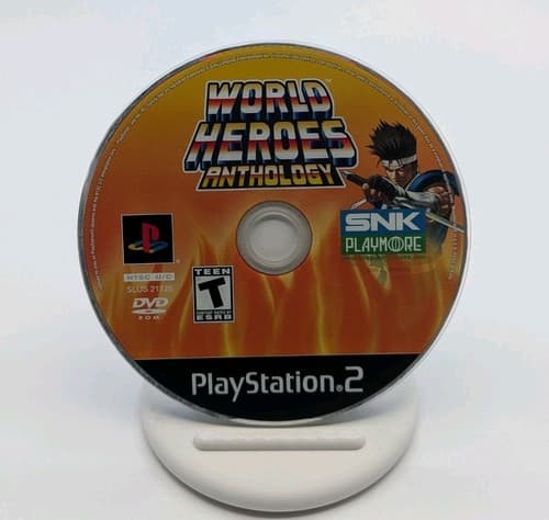 World Heroes Anthology PS2 CIB W/ Manual - PlayStation 2 Black Label — photo 2