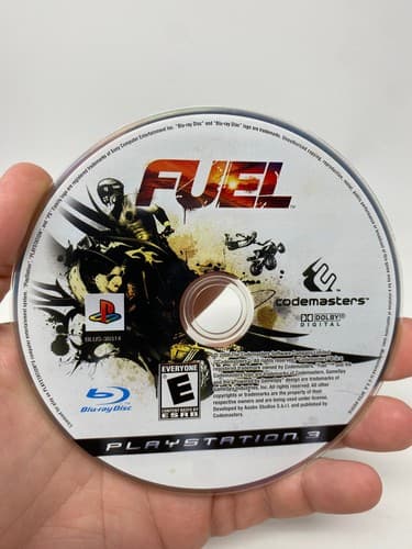 Fuel (Sony PlayStation 3, 2009) Disc Only. Tested.