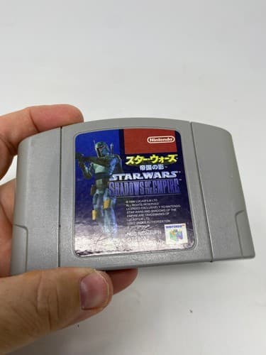 Star Wars Shadows of the Empire Nintendo 64 N64 Japanese Import Cartridge NTSC-J — photo 3