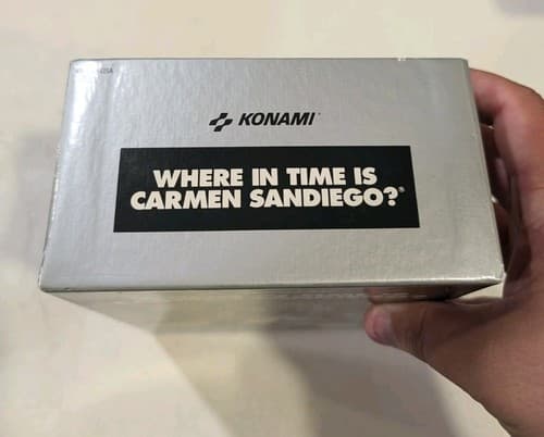 Where in Time is Carmen Sandiego Nintendo NES Box Manual Tested, No Encyclopedia — photo 5