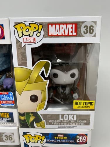 Funko Pop! Marvel Thor Vinyl Figures Lot of 6 - Loki Thor Valkyrie Korg — photo 6